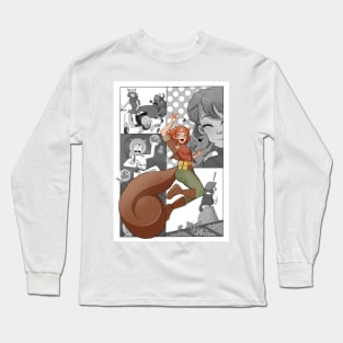 Squirrel Girl Comic Pin Up Long Sleeve T-Shirt